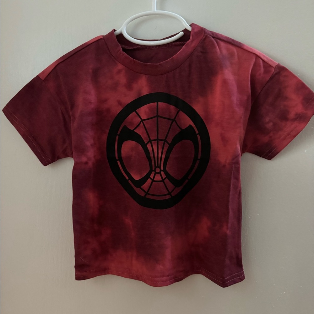 Toddler Spidey Face Dye Tee